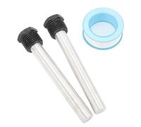 Alomejor Water Heater Anode Rods Set of 2 Magnesium for RV Hot Water Heaters 1/2in NPT Thread Extending Heater Life