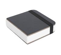 Alomejor Watercolor Sketchbook Portable 30 Sheets Thick 300GSM Paper Lay Flat for Sketching Painting Writing, On The Go Art Studio Compact Size Light Weight White (Black)