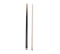 Alomejor White Wood Pool Cue, 2 Piece Billiard Cue with Stainless Steel Joint for Home and Bar Use, 1.45m Durable Pool Stick for Beginners and Casual Players (Split 1.45m Adult Pole)