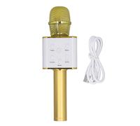 Alomejor Wireless Karaoke Microphone Home Rechargeable Handheld Portable KTV Mic with Excellent Sound Effect for Singing Passion