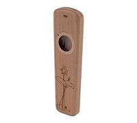 Alomejor Wood Kazoo, Handmade Portable Musical Instrument with Classic Timbre for Unique Bright Cheerful Sound Easy to Play for All Ages (Walnut)