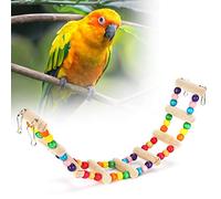 Alomejor Wood Pet Suspension Bridge Durable Toy for Birds 6x30cm/2.4x11.8in (6 * 39cm)