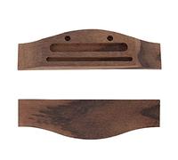 Alomejor Wood Ukulele Bridge, Rosewood Bridge Bone Saddle Cow Bone Nut and 4mm Shell Sound Dots for 4 String Ukulele with Easy Installation for Beginners Players