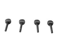 Alomejor Wooden Fine Crafted 4Pcs Violin Tuning Pegs for Easy Installation for Violin Players Material Black (M00592)