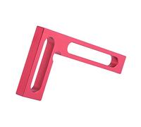 Alomejor Woodworking L Square, 100mm Mini Clamping Tool | Lightweight design, anodized finish, accurate edges, handy for carpentry projects