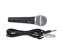 Alomejor XLR Microphone Durable Handheld Dynamic Microphone for Karaoke Singing and Recording with XLR to 1/4 Inch Cable