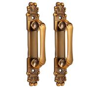 Alomejor Zinc Alloy Door Pull Handle Antique Style 2Pcs Set for Cabinets and Wardrobes 165x30x35mm