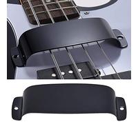 Alomejor Zink -Legung -Pickup Cover Protector for Bass Guitar with a High High gloss Surface Easy to Install for Guitar Enthusiasts (Black)