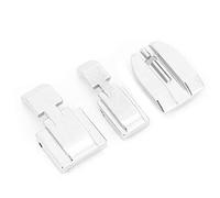 Alomejor Zipper Foot Set, Adjustable Stainless Steel