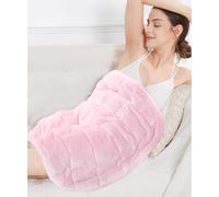 Alomidds Weighted Blanket 7lbs for Adults, Cozy Breathable Weighted Lap Blanket, Small Weighted Blanket Travel, Weighted Lap Pad for Couch, Sofa, Pink, 29" x 24"