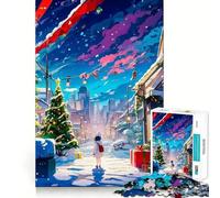 Alone Adult Jigsaw1000 Pieces Memory Skill Fun Stable Fit No Shifting Parts Compact Fun for Family Game Time (50x75cm)