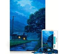 Alone Adult Jigsaw1000 Pieces Mental Recall Game High Accuracy Cutting Craft Quiet Time Mind Exercise at Home (38x26cm)