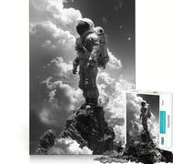 Alone Astronaut Jigsaw Puzzle1000 Pieces Brain Boosting Play Zero Gap Cozy Indoor Entertainment for All (50x75cm)