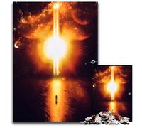 Alone at Birth of Universe Adult Jigsaw Puzzles 1000 Pieces Puzzles for Adults Brain Teaser & Home Decor Perfect 1000 PCS(38x26cm)