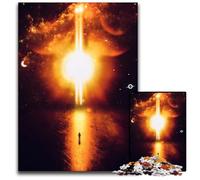 Alone at Birth of Universe Adult Jigsaw Puzzles 1000 Pieces Puzzles for Adults BrainChallenging DIY Decorative Game Family Interactive Toy 1000 PCS(75x50cm)