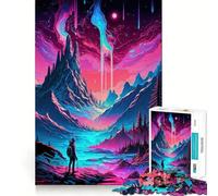 Alone In A Fantasy 1000 Piece Teenager Puzzles Cognitive Boost Fun Tight Lock No Loose Pieces Engaging Way to Pass Free Hours (50x75cm)