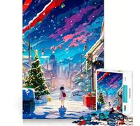 Alone Jigsaw Puzzle 1000 Piece Cognitive Fun Play Precise Interlock Structure Bonding Activity for Loved Ones (38x26cm)