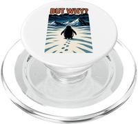 Alone Penguin Journey into Arctic Solitude PopSockets PopGrip for MagSafe