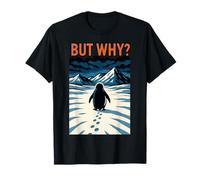 Alone Penguin Journey into Arctic Solitude T-Shirt