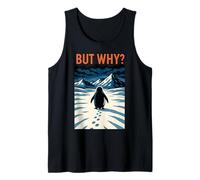 Alone Penguin Journey into Arctic Solitude Tank Top