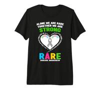 Alone We are Rare Together We are Rare Disease Awareness Premium T-Shirt
