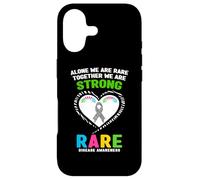 Alone We Are Rare Together We Are Rare Disease Day 2026 Case for iPhone 17