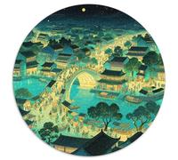 Along The River During The Qingming Festival Jigsaw Puzzles Puzzles for Adults Kids. 1000 Piece Historic Building Great Gifts Challenge Toy Educational Games Home Decoration for Adults& Kids Age 14 Ye