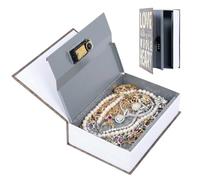 Alongen Real Paper Diversion Book Safe Storage Box Dictionary Secret Safe with Combination Lock Theft Book Hidden Lock Box for Cash Jewelry(style 2)