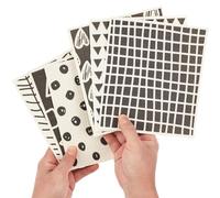 Alongen Swedish Dishcloth, Reusable Cleaning Cloth Kitchen Cloth Non Scratch Washable Absorbent Sponge Alternative for Dish(6PCS)