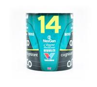 Alonso #14 2025 Mug - Formula Racing - Fernando - Cars - One - Gift Ideas - Coffee & Tea Cup - 300ml - Merch - Souvenir - Home Decor - Fun Fans - AMR Green & Carbon Fiber - Aston British Team - fba