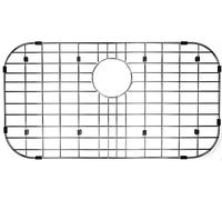 Alonsoo Kitchen Sink Grid and Sink Protectors, Stainless Steel Sink Grids for Bottom of Kitchen Sink Rear Drain with Corner Radius, Stainless Steel 26" x 14"