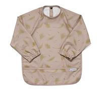 Aloonii Long Sleeve Waterproof Apron Bib for Babies and Toddlers Multi Use Bib for Weaning, Painting, Baking & Messy Play (Small, Soft Pampas)