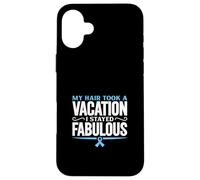 Alopecia Humor - Fabulous Without Hair Case for iPhone 16 Plus