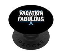 Alopecia Humor - Fabulous Without Hair PopSockets Adhesive PopGrip