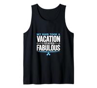 Alopecia Humor - Fabulous Without Hair Tank Top