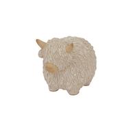 Alora Ceramic Highland Cow Sculpture - Scottish Heritage Decor