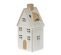 Alora Ceramic Large Townhouse With Led Light Illuminated Village Piece