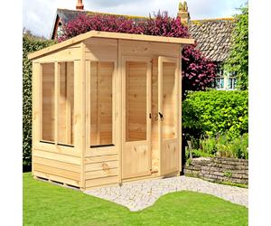 Alora Overlap Pent Summerhouse (6x4ft - 6x6ft) - 6x4 - Shire | TJ Hughes