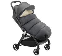 Aloskart Winter Footmuff for Pushchairs, 100 cm, Thickened, Grey | Thickened design, large size, universal foot muff buggy for pram, winter foot muff for prams, for 3 or 5 point strap