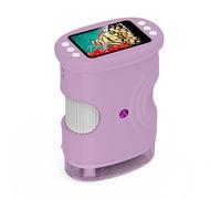 Alotwan Handheld Kids Microscope - Digital 1000X Zoom Mini Pocket Microscope, Portable Travel Toys for Toddlers 3 4 5 6 7 8+ Years Birthday Educational Gifts,STEM Toy, 8GB TF Card Included