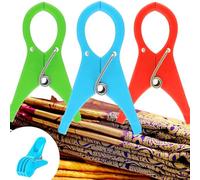 ALOUD CREATIONS 3 Pack Saree Pre Pleating Clips | Multicolour Big Size Super Strong