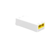 ALOUTSNOC 2-Port POE Repeater 10/100Mbps 1 to 2 PoE Extender with IEEE802.3af/at Plug and Play 48V for PoE Switch NVR IP Camera