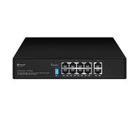 ALOUTSNOC 8-port POE switch 10/100/1000Mbps Ethernet switch with 2 1000M uplink ports AI smart switch (Color : EW-S1710CG-AP)