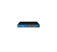 ALOUTSNOC Full Gigabit POE switch 10/100/1000M Ethernet switch 300W built-in power supply AI smart switch (Color : EW-S1820CG-AP)