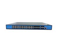 ALOUTSNOC Network managed POE switch 24 10/100/1000M port Layer 3 Gigabit Ethernet switch with 8 SFP slots and 4 10G uplink SFP+ fiber optic slots