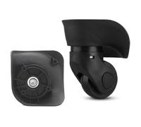 alouweekuky 1 Pair Universal Suitcase Wheels Replacement, Spinner Wheels with 360° Rotation, Quiet and Smooth Movement, Easy Assembly, Navy Blue