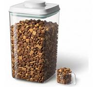 Aloxina Dog-Cat Food Storage Container, 4.2 Qt Airtight Canister with Scoop