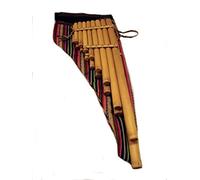 ALP Acaandmore Big Toyo Concert Panpipes Bamboo Wind Instrument 90 cm 16 Tubes Original Peruvian 90 cm Natural