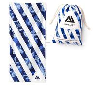 ALP & ACT Beach Towel XXL 200x90 cm - 100% Recycled Microfiber - SUPER LIGHTWEIGHT & Quick Dry - Large Microfiber Towels for Beach & Sun Lounger - Bath Sheets, Bath Towels for Adults & Kids - blue