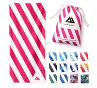ALP & ACT Beach Towel XXL 200x90 cm - 100% Recycled Microfiber - SUPER LIGHTWEIGHT & Quick Dry - Large Microfiber Towels for Beach & Sun Lounger - Bath Sheets, Bath Towels for Adults & Kids - pink